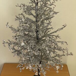 Silver Glitter Holiday Tree